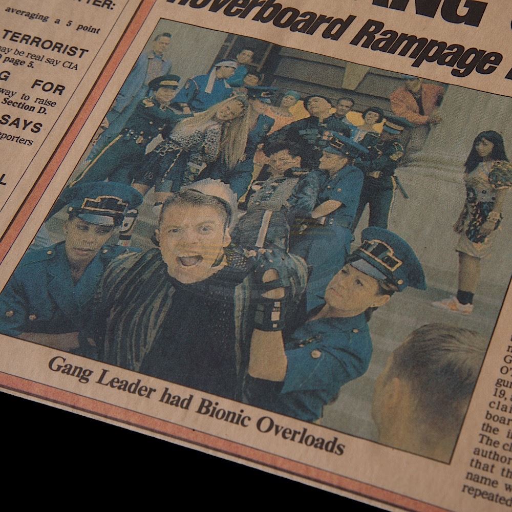 Back To The Future 2 USA Today "Hill Valley Edition" Newspaper "Gang