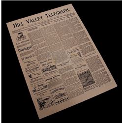 Back To The Future 3 - 1885 Hill Valley Telegraph Newspaper - 17667