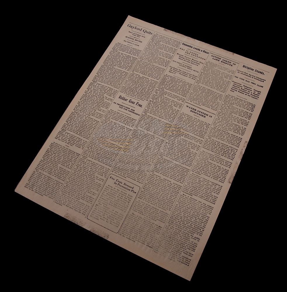 Back To The Future 3 1885 Hill Valley Telegraph Newspaper 17667