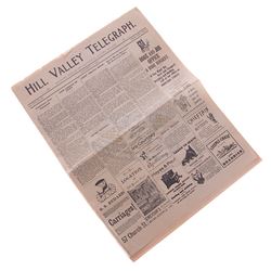 Back To The Future 3 - 1885 Hill Valley Telegraph Newspaper - 17682