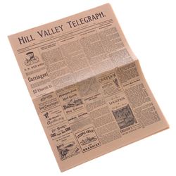 Back To The Future 3 - 1885 Hill Valley Telegraph Newspaper - 18248