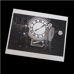 Back To The Future 3 - Doc & Marty Clock Photograph - 17662