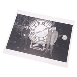 Back To The Future 3 - Doc & Marty Clock Photograph - 18011