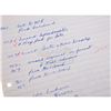 Image 2 : Back To The Future 3 - Original Handwritten List of Props - 18012