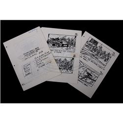 Back To The Future 3 - Production Used Storyboards - 17726