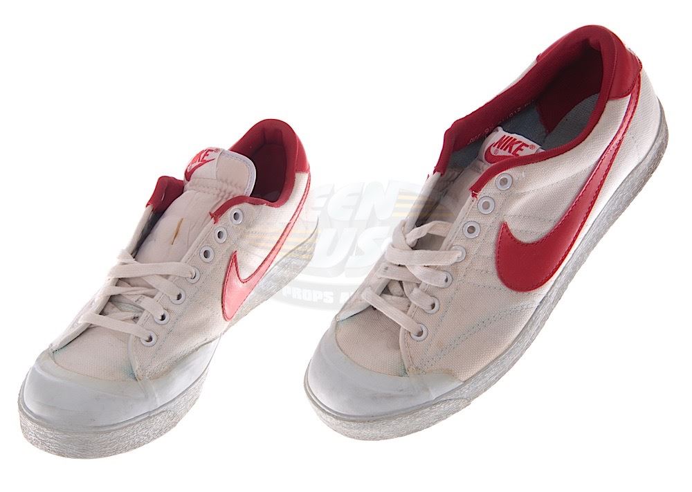 Back To The Future Original Vintage Size 9 5 Nike Sneakers With Red Swoosh