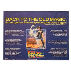 Back To The Future - Reviews Style British Quad Poster - 17793