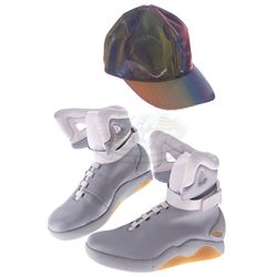 Back To The Future 2 - Marty's 2015 Hat & Nike Shoes (Replicas) - 17770