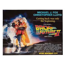 Back To The Future 2 - Original Advance Teaser Subway Poster - 17879