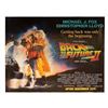 Image 1 : Back To The Future 2 - Rare Original Advance Teaser Subway Poster - 17800