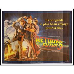 Back To The Future 3 - Original French Billboard Poster - 17932