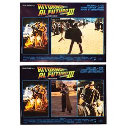 Back To The Future 3 - Original Italian Lobby Card Style Posters - 18341