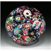Image 1 : Antique Clichy scrambled millefiori paperweight, with whole and partial complex millefiori in pi...