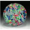 Image 1 : Antique Saint Louis scrambled millefiori paperweight, with several whole and partial complex can...