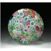 Image 1 : Very rare antique New England Glass Company close packed complex millefiori paperweight, with ca...