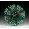 Image 1 : Paul Ysart early patterned millefiori paperweight, with an abstract flower, composed of six twis...