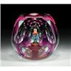 Image 1 : Perthshire Paperweights 1998 faceted "Jojo the Clown" paperweight, with a three-dimensional clown...
