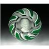 Image 1 : Baccarat 1968 Will Rogers sulphide paperweight, having a white sulphide on clear ground, cut with...