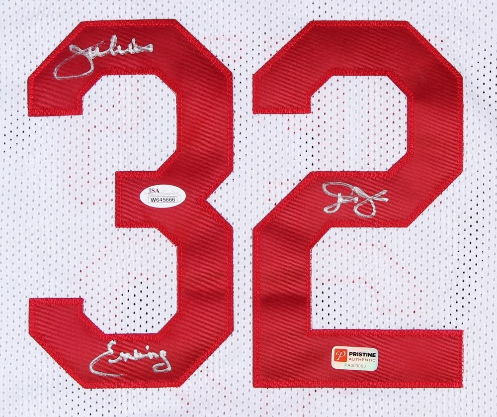 julius erving signed jersey
