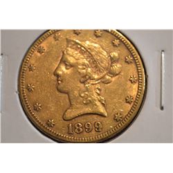 1899 Gold $10 Liberty Head