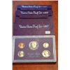 (4) 1987 US Proof Set BU