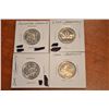 Image 1 : (4) 2000 Canada Quarter - (Mixed) - UNC