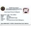 Image 2 : 5.53ctw. Natural Square Princess Cut Morganite