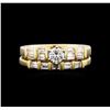 Image 1 : 0.90ctw Diamond Wedding Ring Set - 18KT Yellow Gold