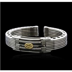 Sauro Stainless Steel Bangle Bracelet