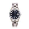 Image 1 : Rolex 18KT White Gold 1.32ctw Diamond DayDate Men's Watch