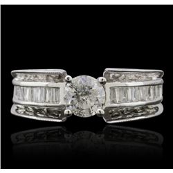 14KT White Gold 2.21ctw Diamond Ring