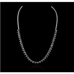 14KT White Gold 10.75ctw Diamond Necklace