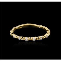 18KT Yellow Gold 0.23ctw Diamond Ring