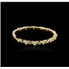 Image 2 : 18KT Yellow Gold 0.23ctw Diamond Ring