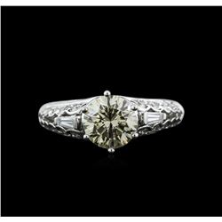 1.88ctw Fancy Brown Diamond Ring - 18KT White Gold