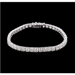 18KT White Gold 11.66ctw Diamond Tennis Bracelet