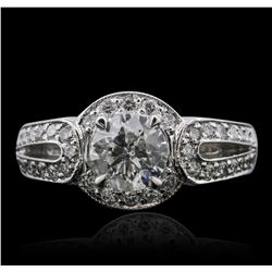 14KT White Gold 1.63ctw Diamond Ring