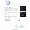 Image 3 : 14KT White Gold 0.72ctw Diamond Pendant With Chain