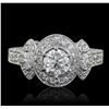 Image 1 : 18KT White Gold GIA Certified 2.01ctw Diamond Ring