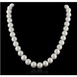 14KT White Gold Pearl Necklace