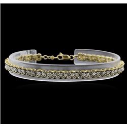 1.00ctw Diamond Tennis Bracelet - 10KT Yellow Gold