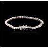 Image 2 : 18KT White Gold 2.13ctw Diamond Tennis Bracelet