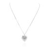 Image 1 : 14KT White Gold 1.29ctw Diamond Heart Pendant With Chain