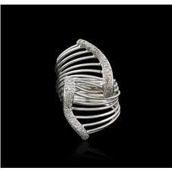 14KT White Gold 0.58ctw Diamond Ring