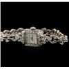 Image 2 : Hamilton 14KT White Gold Diamond Vintage Ladies Watch