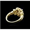 Image 3 : 14KT Yellow Gold 1.99ct Tanzanite and Diamond Ring