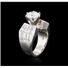 Image 6 : 18KT White Gold 4.16ctw Diamond Ring