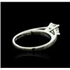 Image 3 : 14KT White Gold 0.70ct Diamond Ring