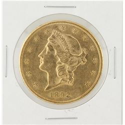 1892-S $20 Liberty Head Double Eagle Gold Coin