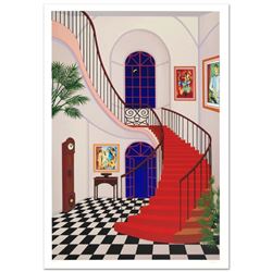 Interior With Red Staircase by  Fanch Ledan